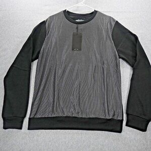 Brooklyn‎ Xpress Sweatshirt Mens L Black Crewneck Long Sleeves